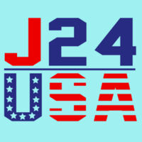Youth Solar Hoodie w/ USA Class Logo & J24 Line Drawing Design